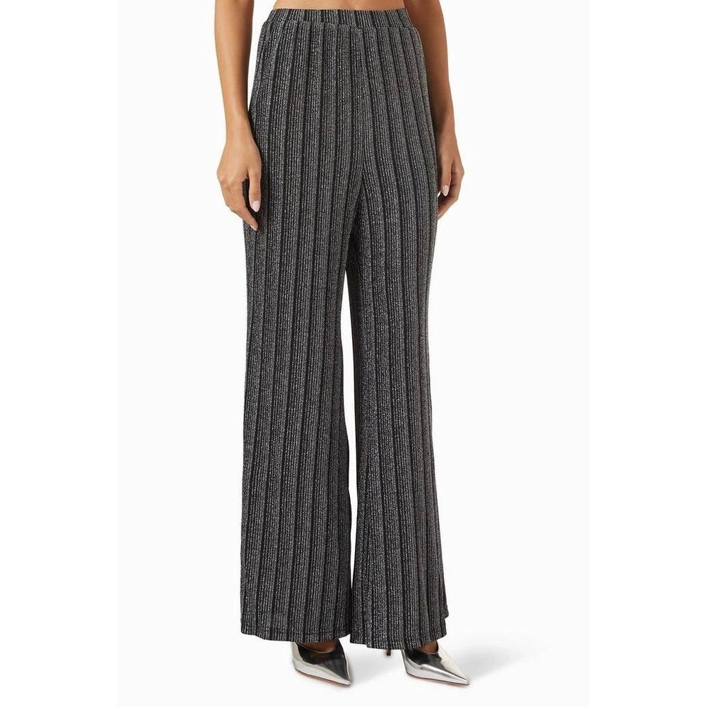 CURAAE‎ Harriet Flared Pants in Black Size Small Statement Party Modern